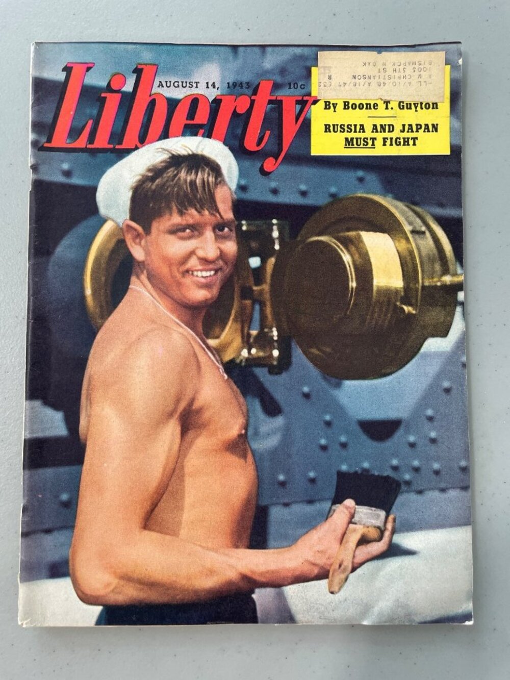 Liberty Magazine August 14 1943 WWII Topics Boone Guyton Russia Japan Must Fight